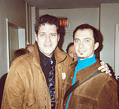 Patrick Quinn and George Costacos at the Broadway Strike of 2003