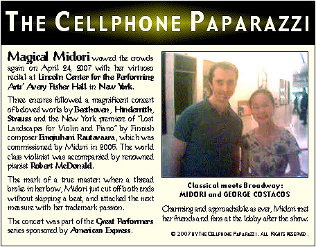 The Cellphone Paparazzi: George Costacos and Midori